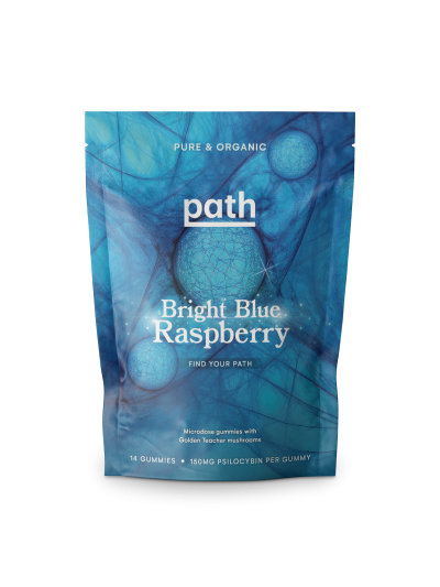 Bright Blue Raspberry - Mushroom Gummies