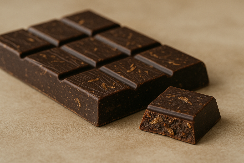 mushroom chocolates are ideal for relaxing