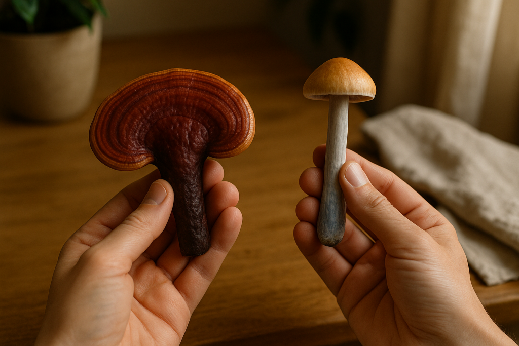 Key differences between functional and psychedelic mushrooms